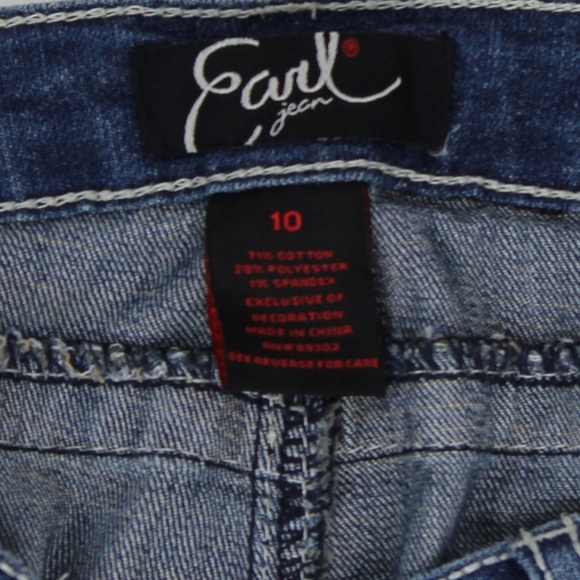 Earl Women's Barely Boot Embellished Jeans - Picture 4 of 5